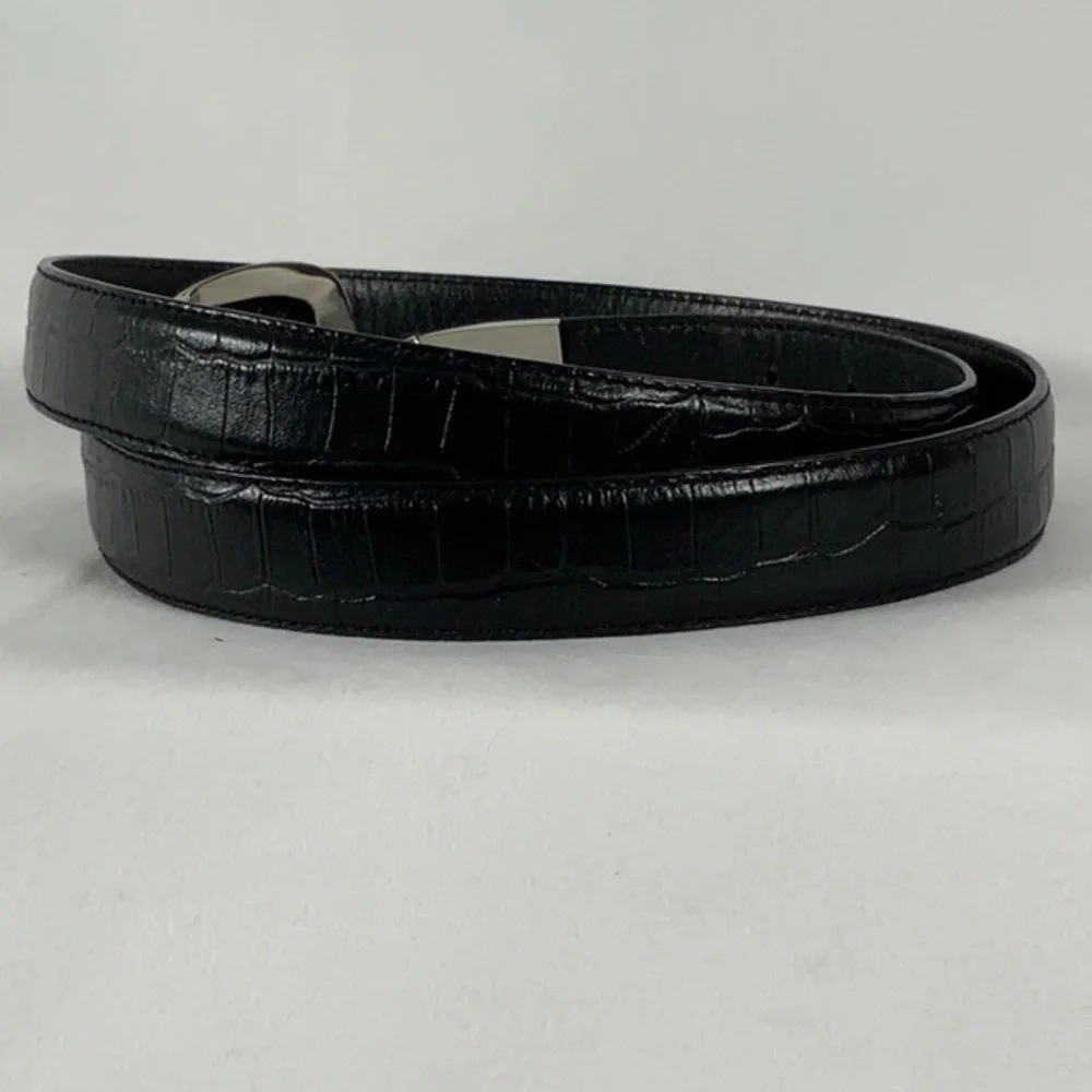 Green Friendly Golf Company Golf Belt Divot Tool Leather Black Size 40 NWOT